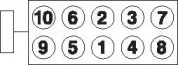 WILMINK GROUP wg1736400 -  Комплект болтов головки цилидра